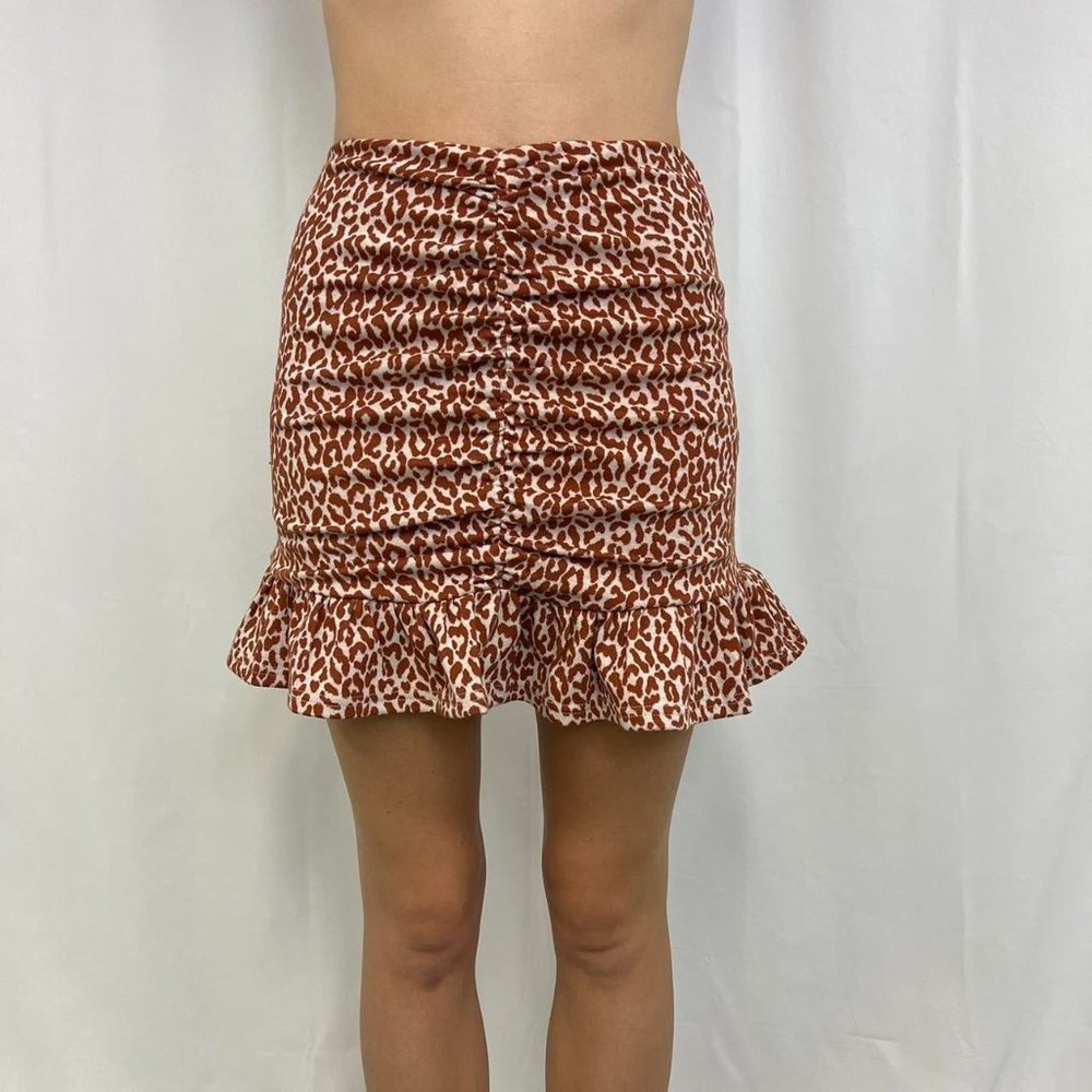 Blue Blush Ruffle Skirt